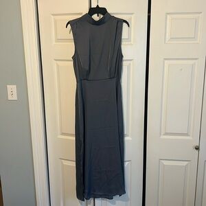 Women’s Summer Long Formal Mock Neck Dress